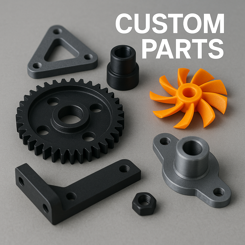 Piezas personalizadas impresas en 3D